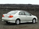 Pictures of Toyota Corolla S US-spec 2002–08