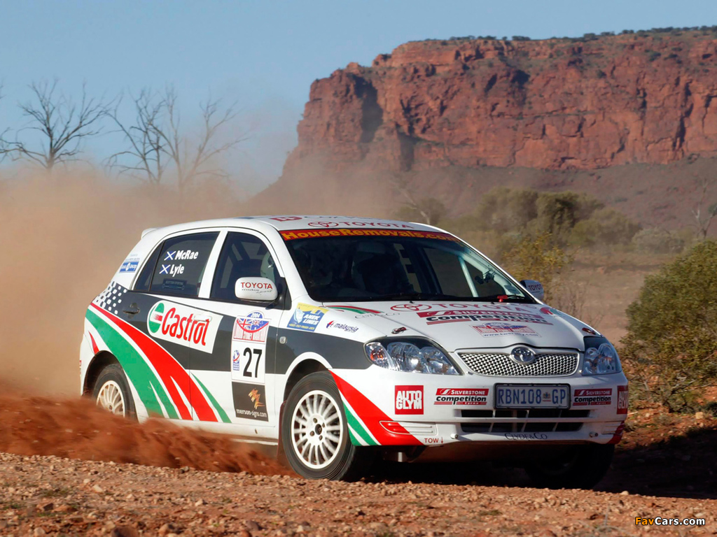 Pictures of Toyota Corolla Rally Car 2002–04 (1024 x 768)