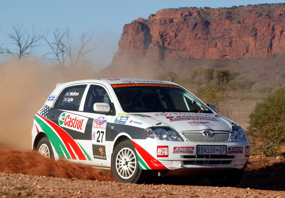 Pictures of Toyota Corolla Rally Car 2002–04