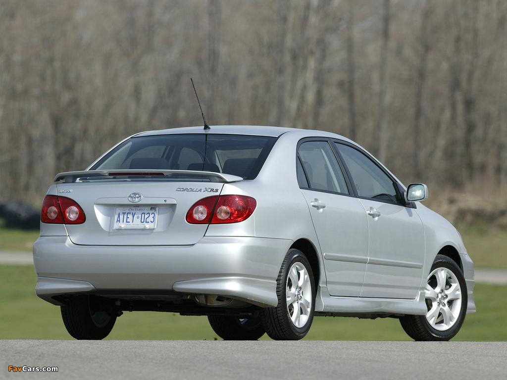 Pictures of Toyota Corolla XRS US-spec 2002–08 (1024 x 768)