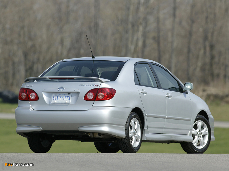 Pictures of Toyota Corolla XRS US-spec 2002–08 (800 x 600)