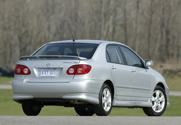 Pictures of Toyota Corolla XRS US-spec 2002–08