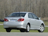 Pictures of Toyota Corolla XRS US-spec 2002–08
