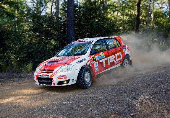 Pictures of Toyota Corolla Rally Car 2005–07
