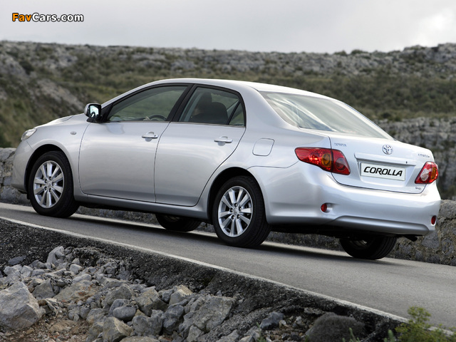 Pictures of Toyota Corolla EU-spec 2007–10 (640 x 480)