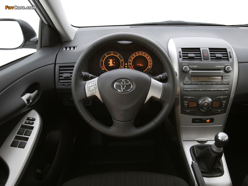 Pictures of Toyota Corolla EU-spec 2007–10 (800 x 600)