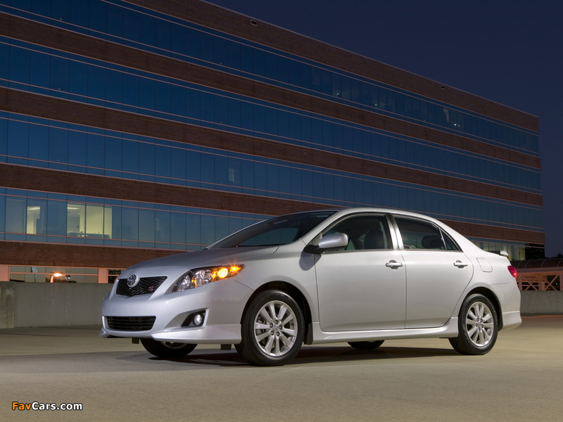 Pictures of Toyota Corolla S US-spec 2008–10 (800 x 600)