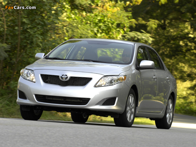 Pictures of Toyota Corolla XLE US-spec 2008–10 (640 x 480)