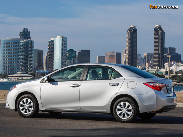 Pictures of Toyota Corolla L US-spec 2013 (640 x 480)