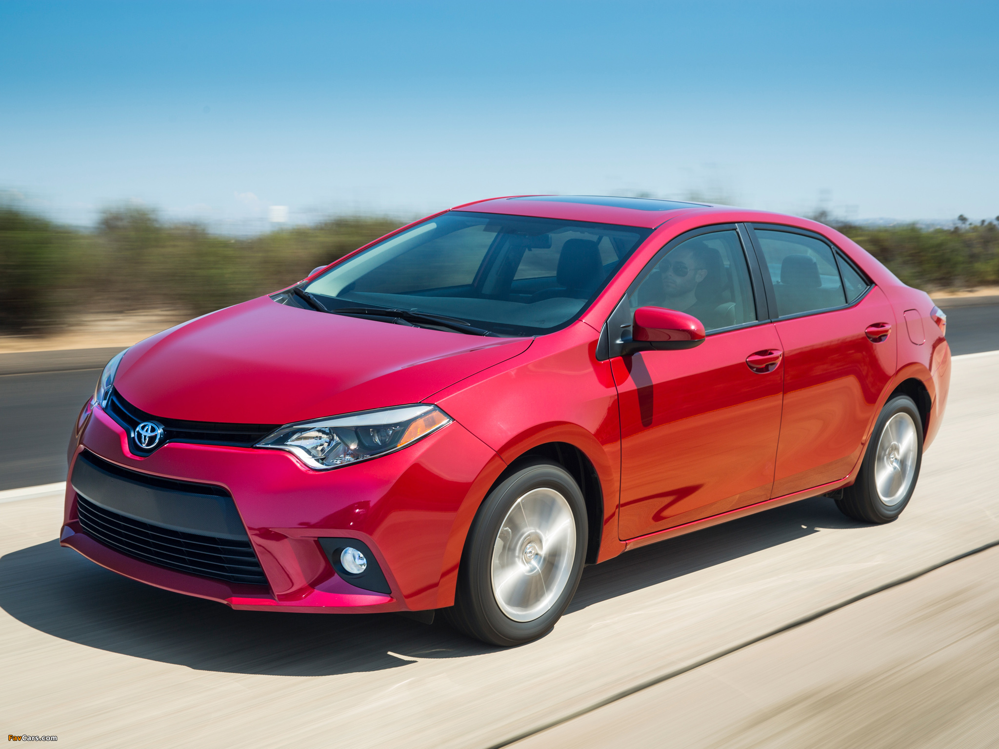 Pictures of Toyota Corolla LE US-spec 2013 (2048 x 1536)