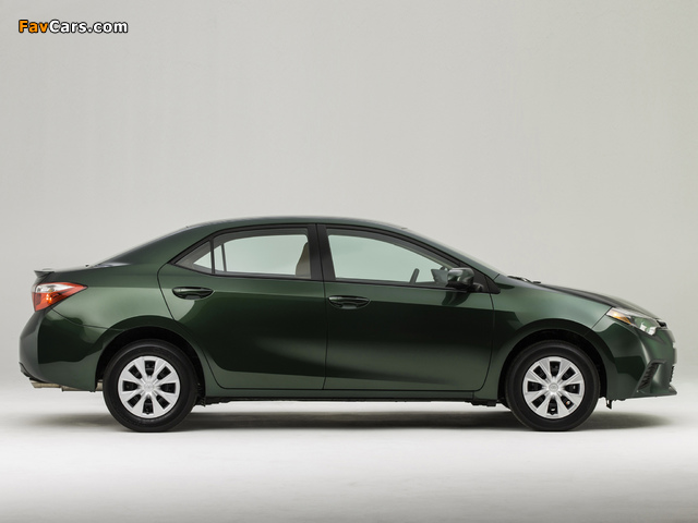 Pictures of Toyota Corolla LE Eco US-spec 2013 (640 x 480)