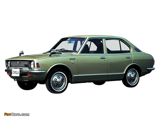 Toyota Corolla 4-door Sedan (KE20) 1970–74 photos (640 x 480)