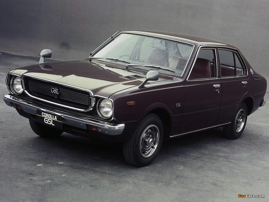 Toyota Corolla 4-door Sedan (E31) 1974–79 images (1024 x 768)