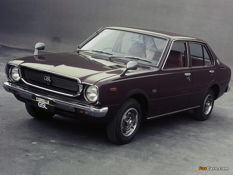 Toyota Corolla 4-door Sedan (E31) 1974–79 images (800 x 600)