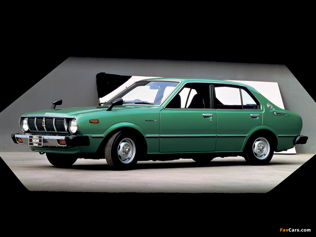 Toyota Corolla 4-door Sedan (E31) 1974–79 photos (1024 x 768)