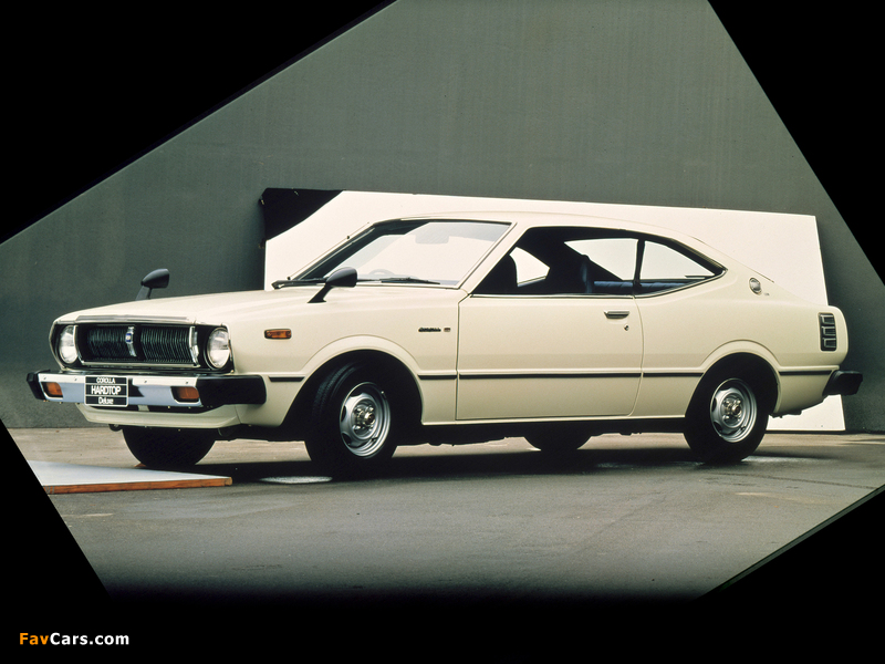 Toyota Corolla Hardtop Coupe (E37) 1974–79 photos (800 x 600)