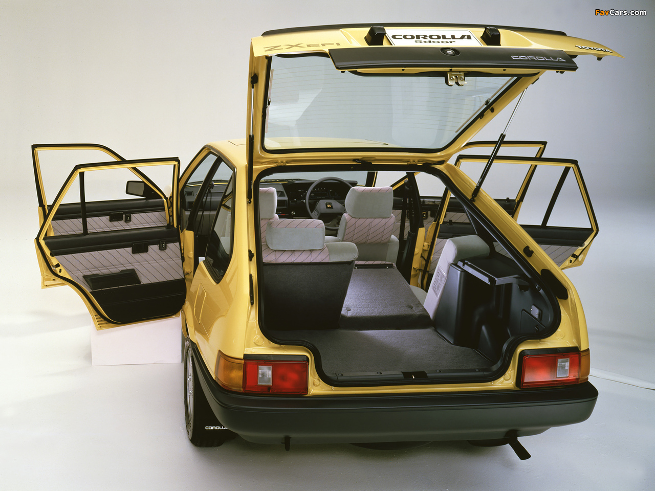 Toyota Corolla 5-door ZX (AE80/AE81) 1983–85 photos (1280 x 960)