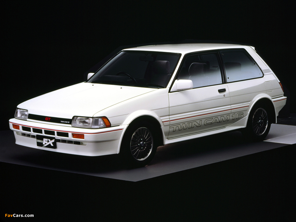 Toyota Corolla FX GT (E80) 1983–87 pictures (1024 x 768)