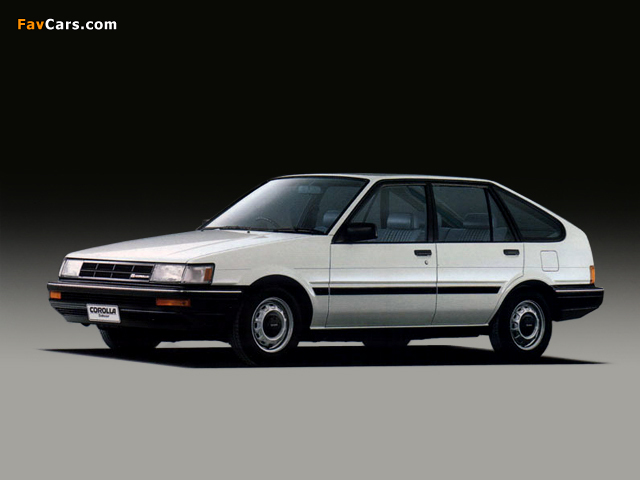 Toyota Corolla 5-door GL (AE80) 1985–87 images (640 x 480)