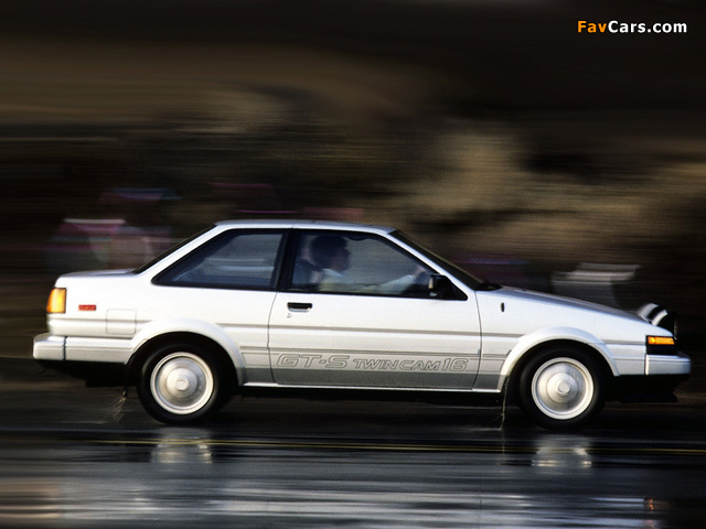 Toyota Corolla GT-S Sport Coupe (AE86) 1985–87 photos (640 x 480)
