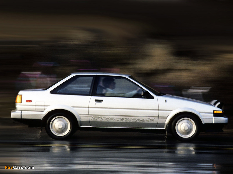Toyota Corolla GT-S Sport Coupe (AE86) 1985–87 photos (800 x 600)