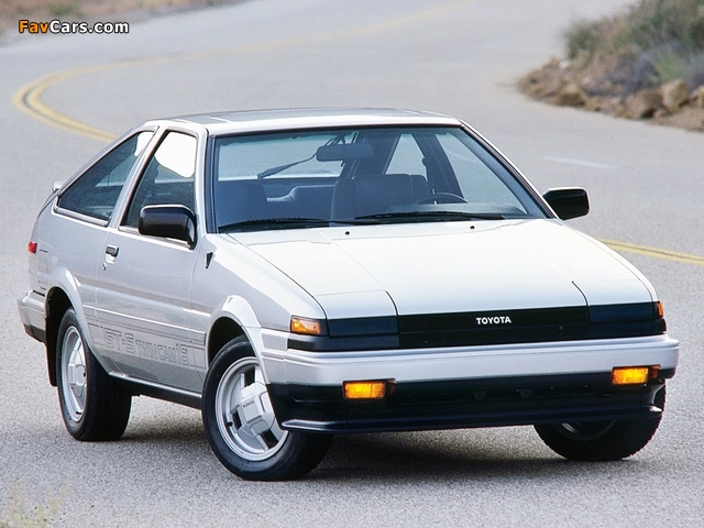 Toyota Corolla GT-S Sport Liftback (AE86) 1985–86 wallpapers (640 x 480)