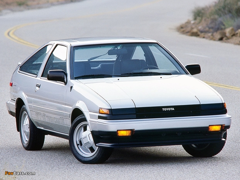 Toyota Corolla GT-S Sport Liftback (AE86) 1985–86 wallpapers (800 x 600)