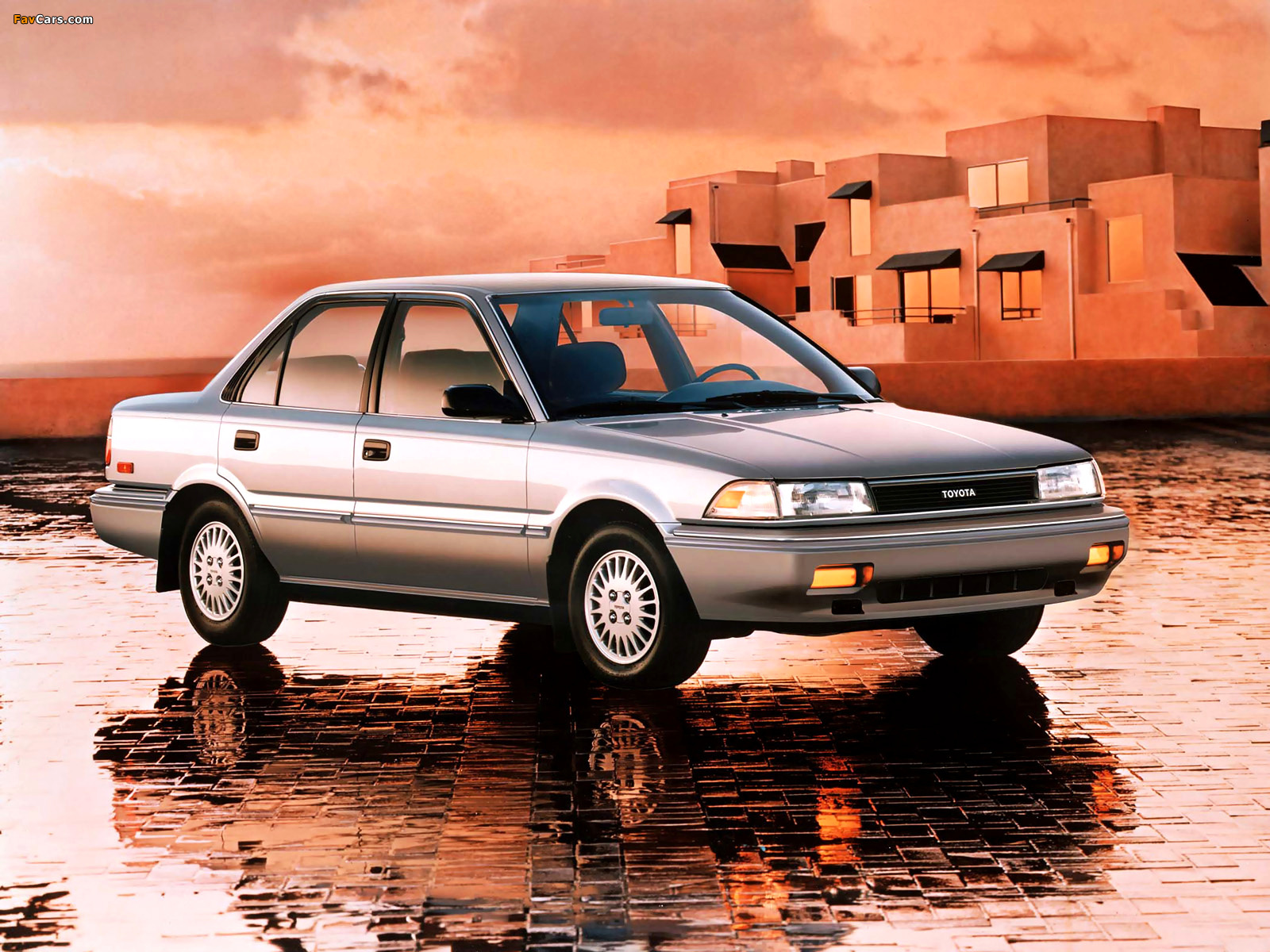 Toyota Corolla Sedan LE US-spec 1987–91 wallpapers (1600 x 1200)
