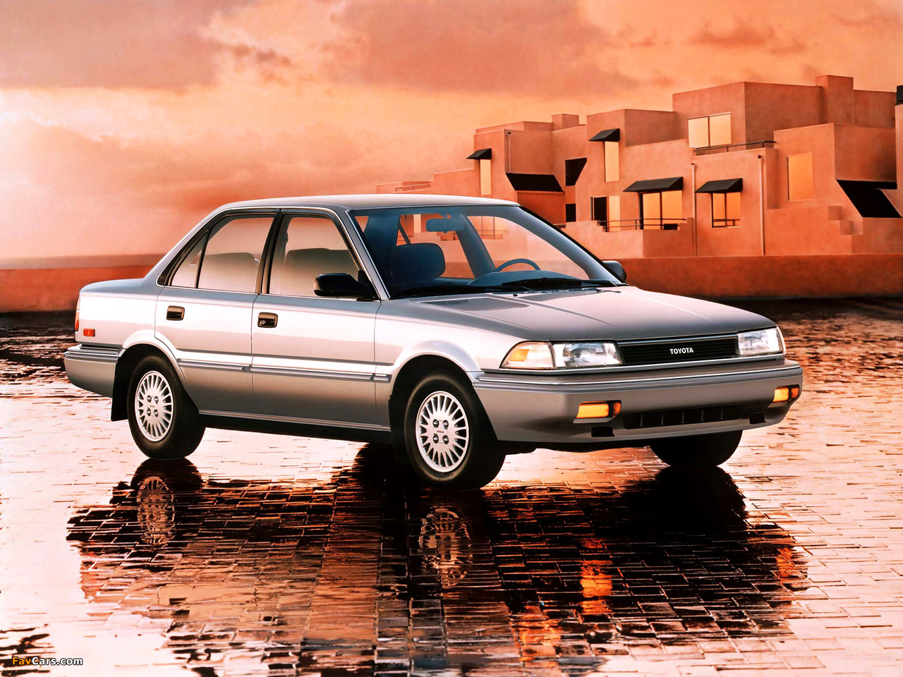Toyota Corolla Sedan LE US-spec 1987–91 wallpapers (1280 x 960)