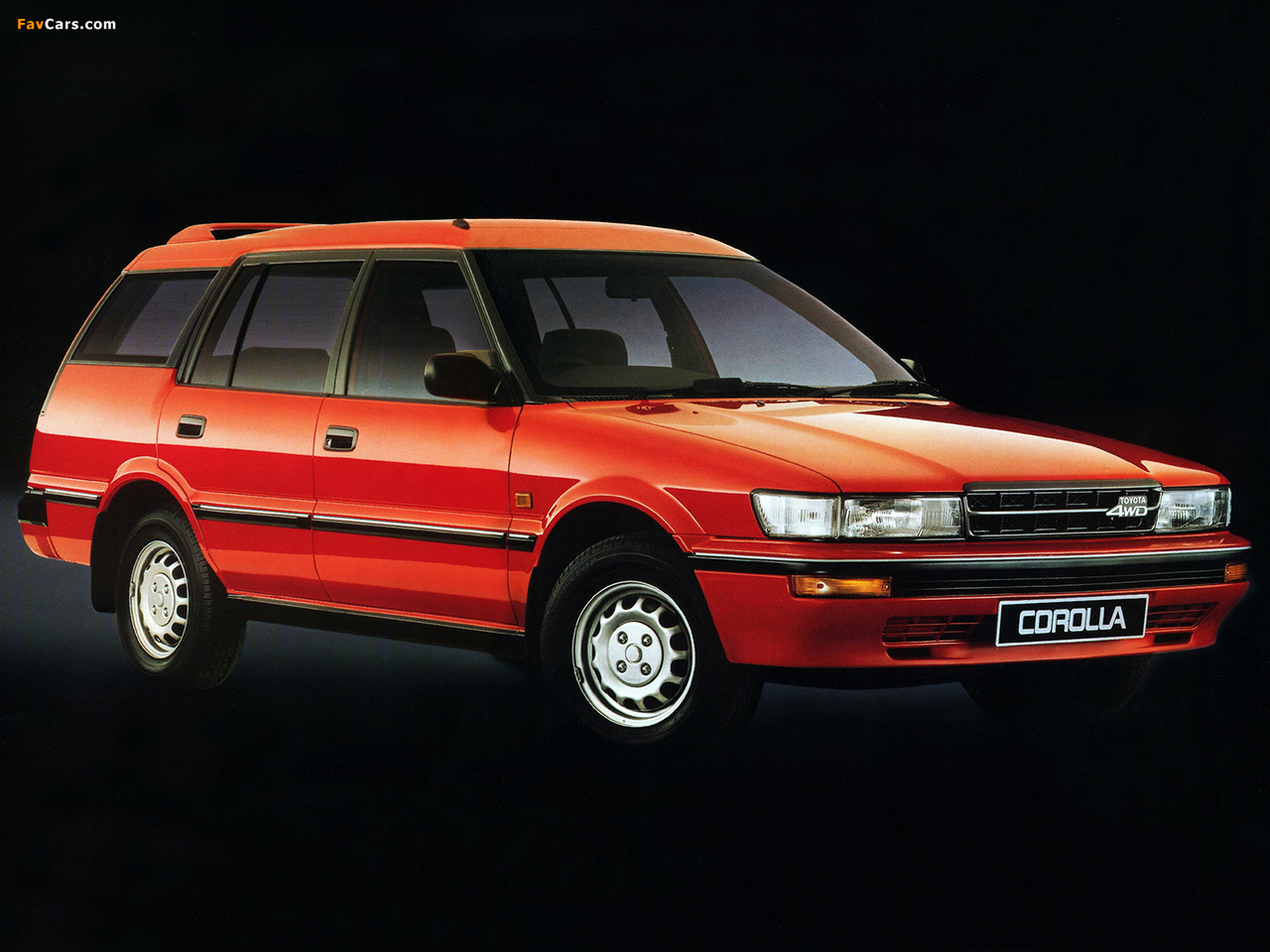 Toyota Corolla 4WD Wagon AU-spec (AE95) 1988–94 wallpapers (1280 x 960)