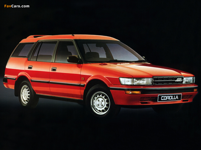 Toyota Corolla 4WD Wagon AU-spec (AE95) 1988–94 wallpapers (800 x 600)