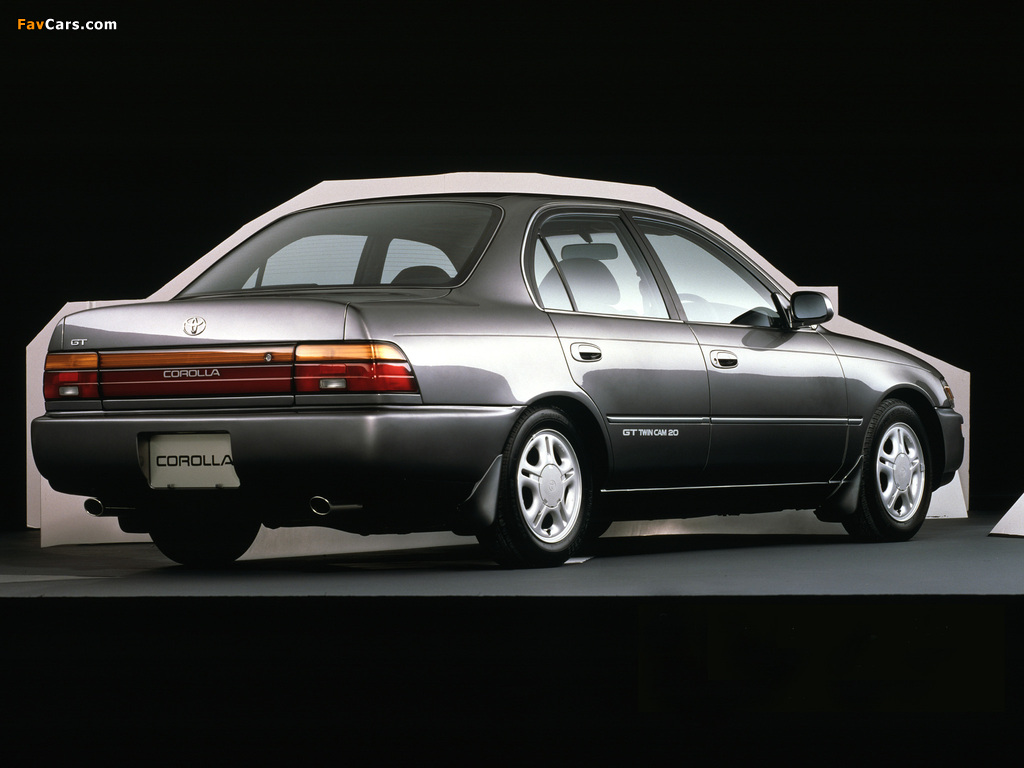 Toyota Corolla JP-spec 1991–95 photos (1024 x 768)