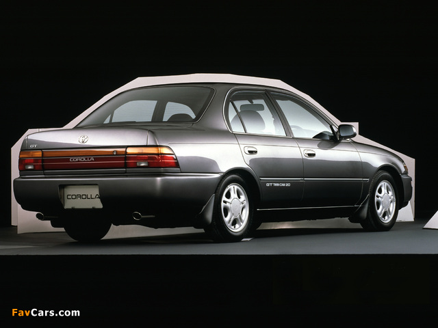 Toyota Corolla JP-spec 1991–95 photos (640 x 480)