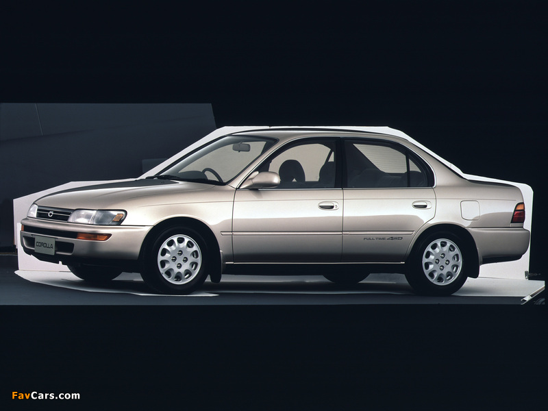 Toyota Corolla JP-spec 1991–95 wallpapers (800 x 600)