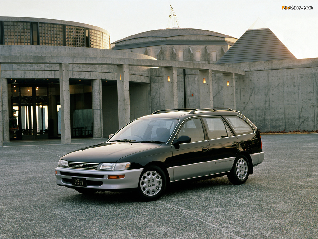 Toyota Corolla Touring Wagon JP-spec 1992–97 photos (1024 x 768)