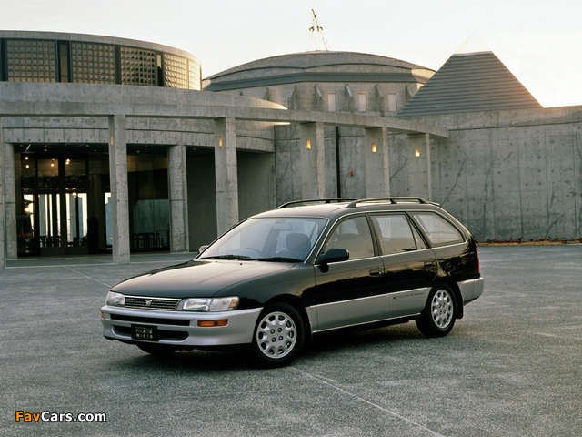 Toyota Corolla Touring Wagon JP-spec 1992–97 photos (640 x 480)