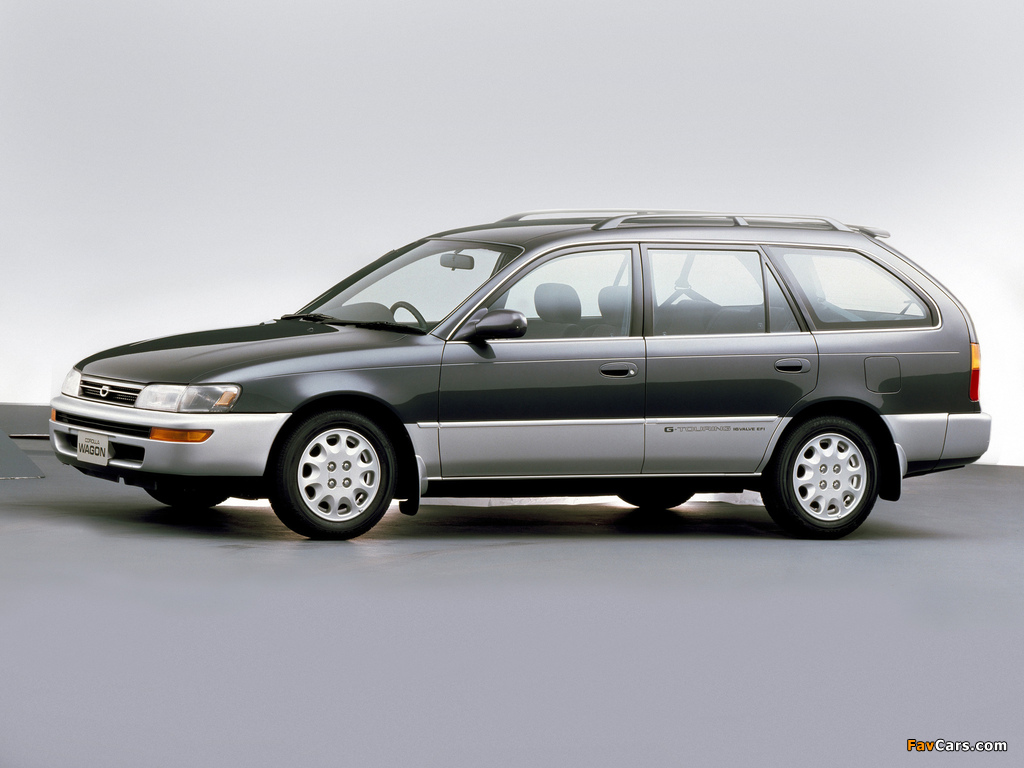 Toyota Corolla Touring Wagon JP-spec 1992–97 photos (1024 x 768)