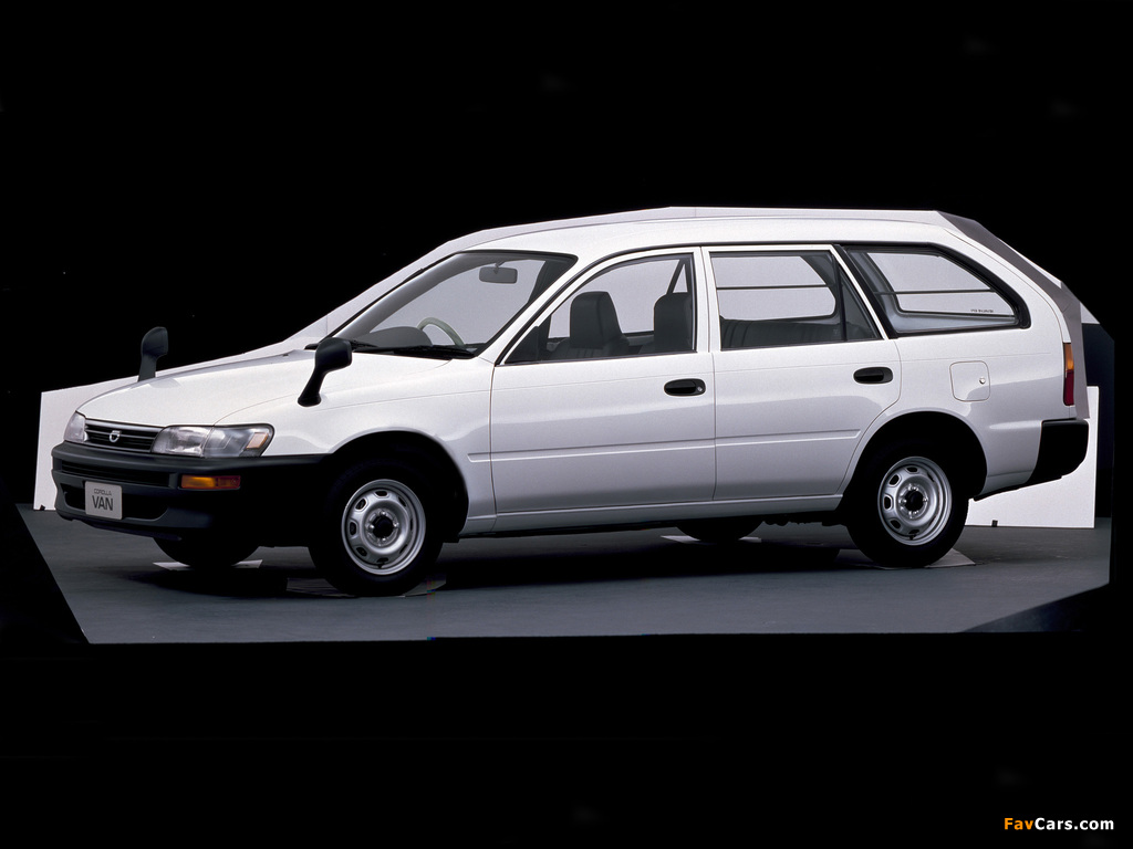 Toyota Corolla Van JP-spec 1992–97 pictures (1024 x 768)