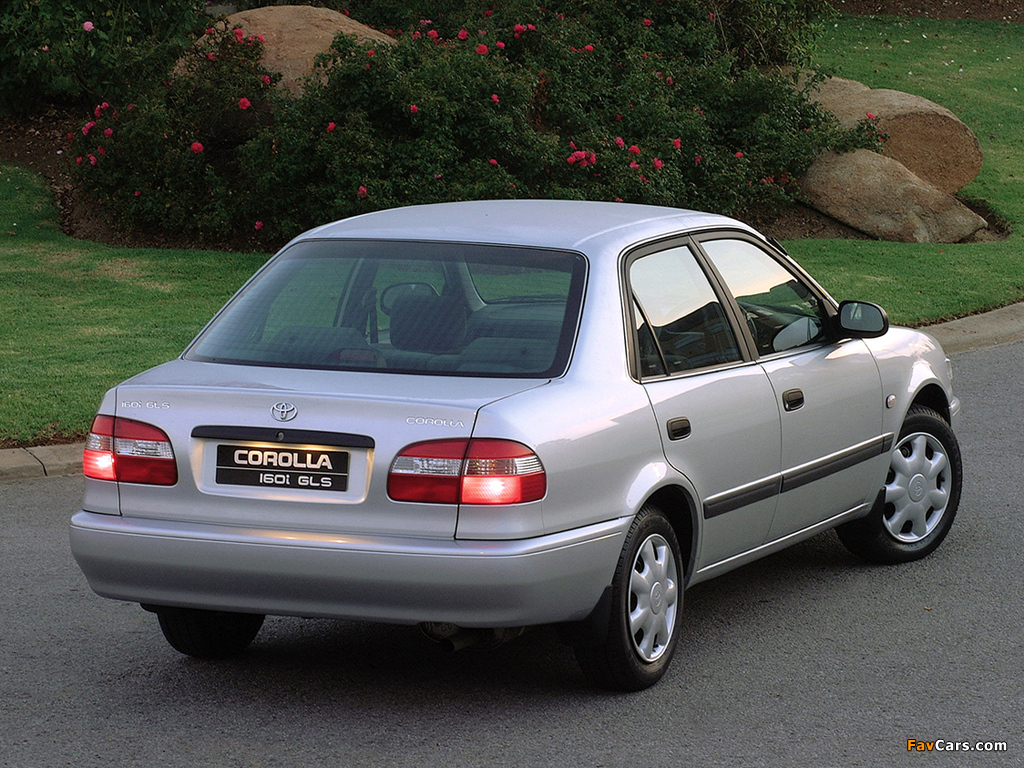 Toyota Corolla GLS Sedan ZA-spec 1995–2000 images (1024 x 768)