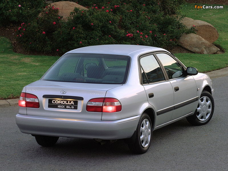 Toyota Corolla GLS Sedan ZA-spec 1995–2000 images (800 x 600)