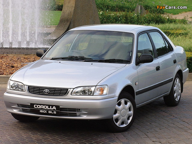 Toyota Corolla GLS Sedan ZA-spec 1995–2000 wallpapers (640 x 480)