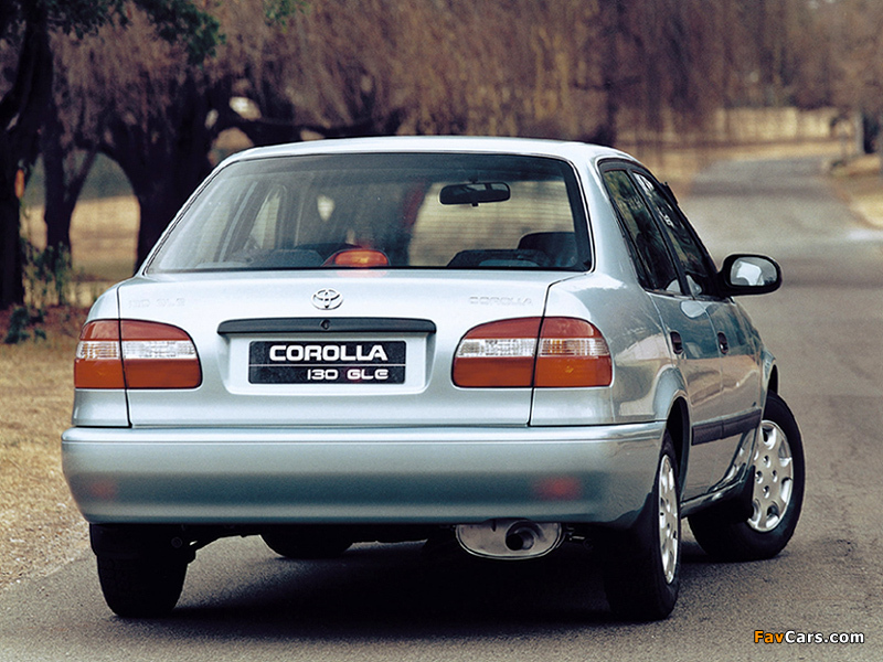 Toyota Corolla GLE Sedan ZA-spec 1995–2000 wallpapers (800 x 600)