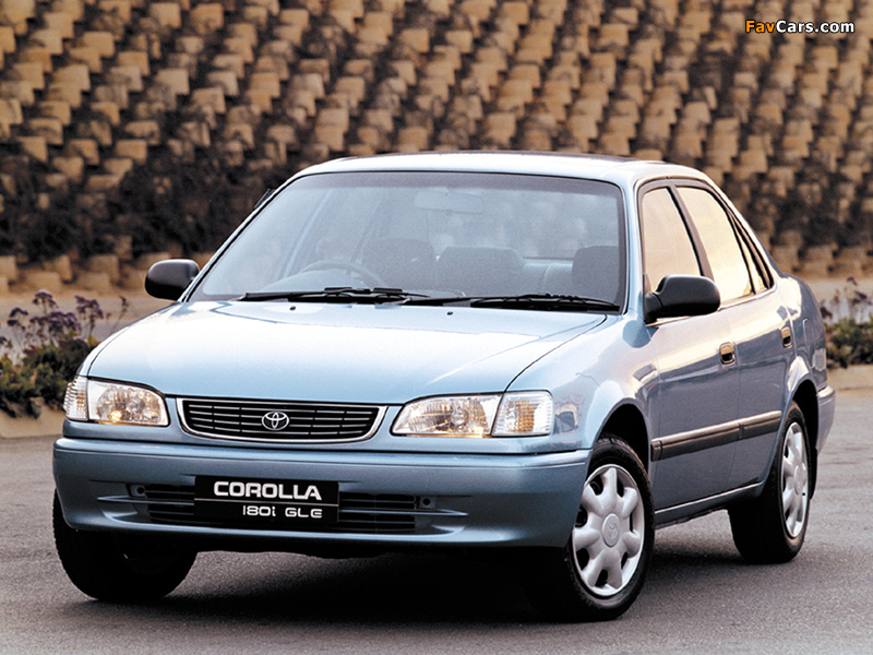 Toyota Corolla GLE Sedan ZA-spec 1995–2000 wallpapers (800 x 600)