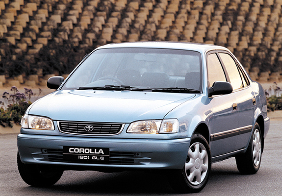 Toyota Corolla GLE Sedan ZA-spec 1995–2000 wallpapers