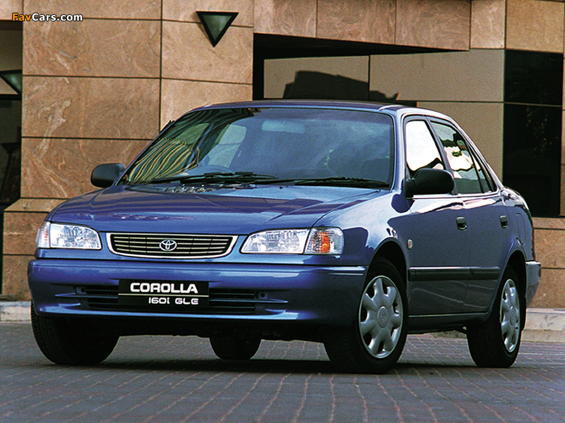 Toyota Corolla GLE Sedan ZA-spec 1995–2000 wallpapers (800 x 600)