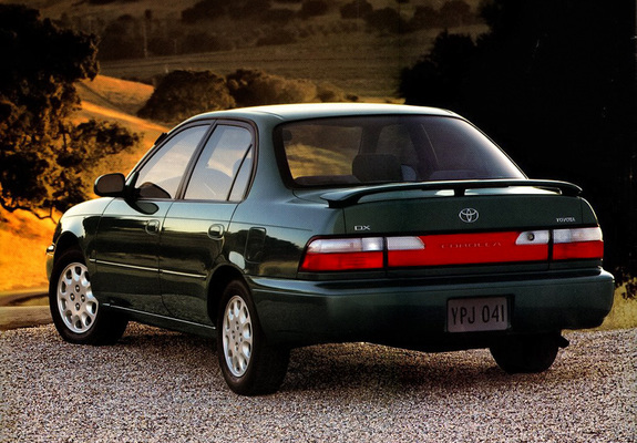 Toyota Corolla Sedan US-spec 1996–97 photos