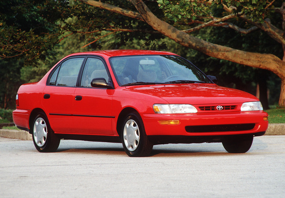 Toyota Corolla Sedan US-spec 1996–97 pictures