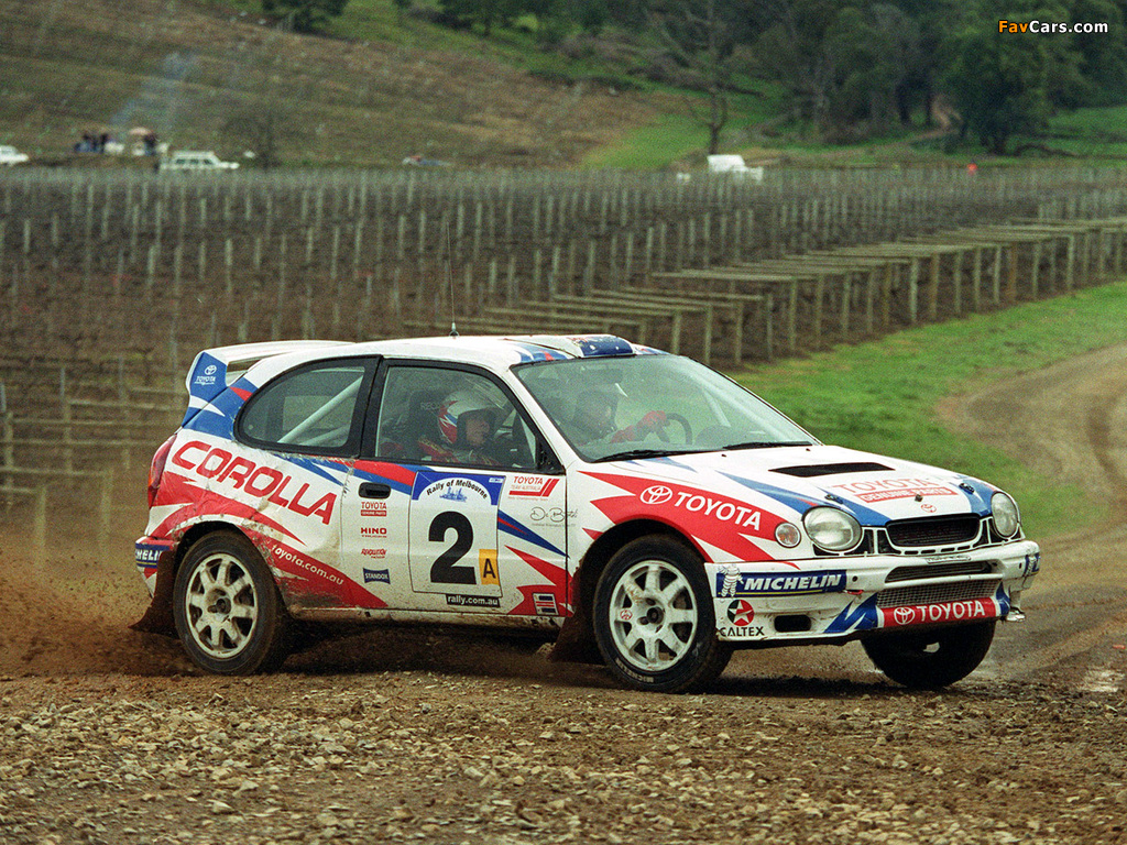 Toyota Corolla Compact WRC (AE111) 1997–99 images (1024 x 768)