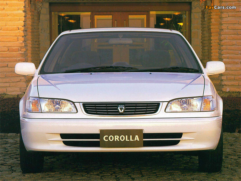 Toyota Corolla Sedan JP-spec 1997–2000 photos (800 x 600)