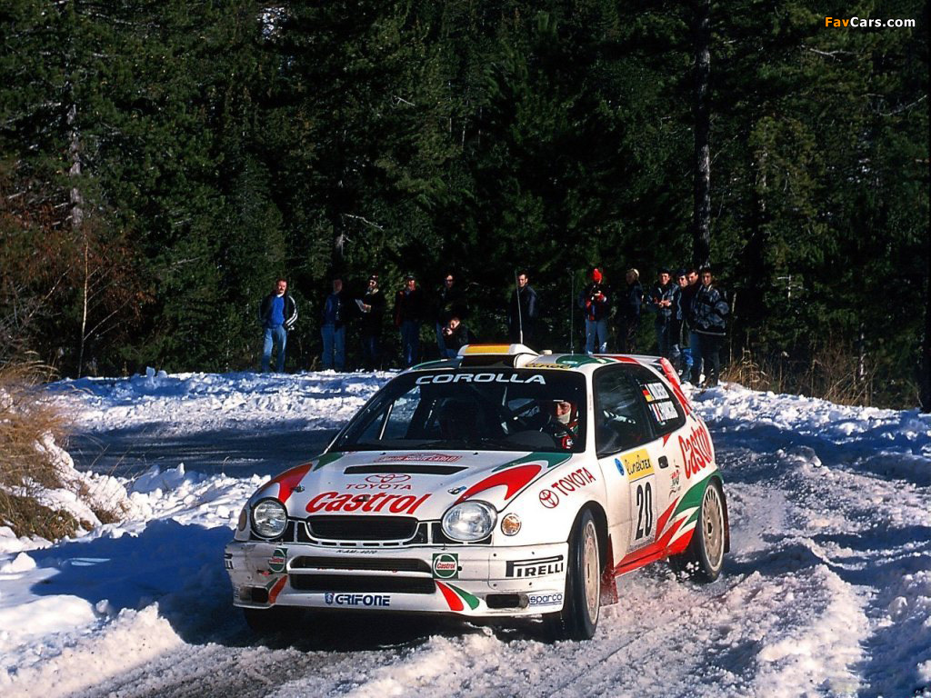 Toyota Corolla Compact WRC (AE111) 1997–99 wallpapers (1024 x 768)